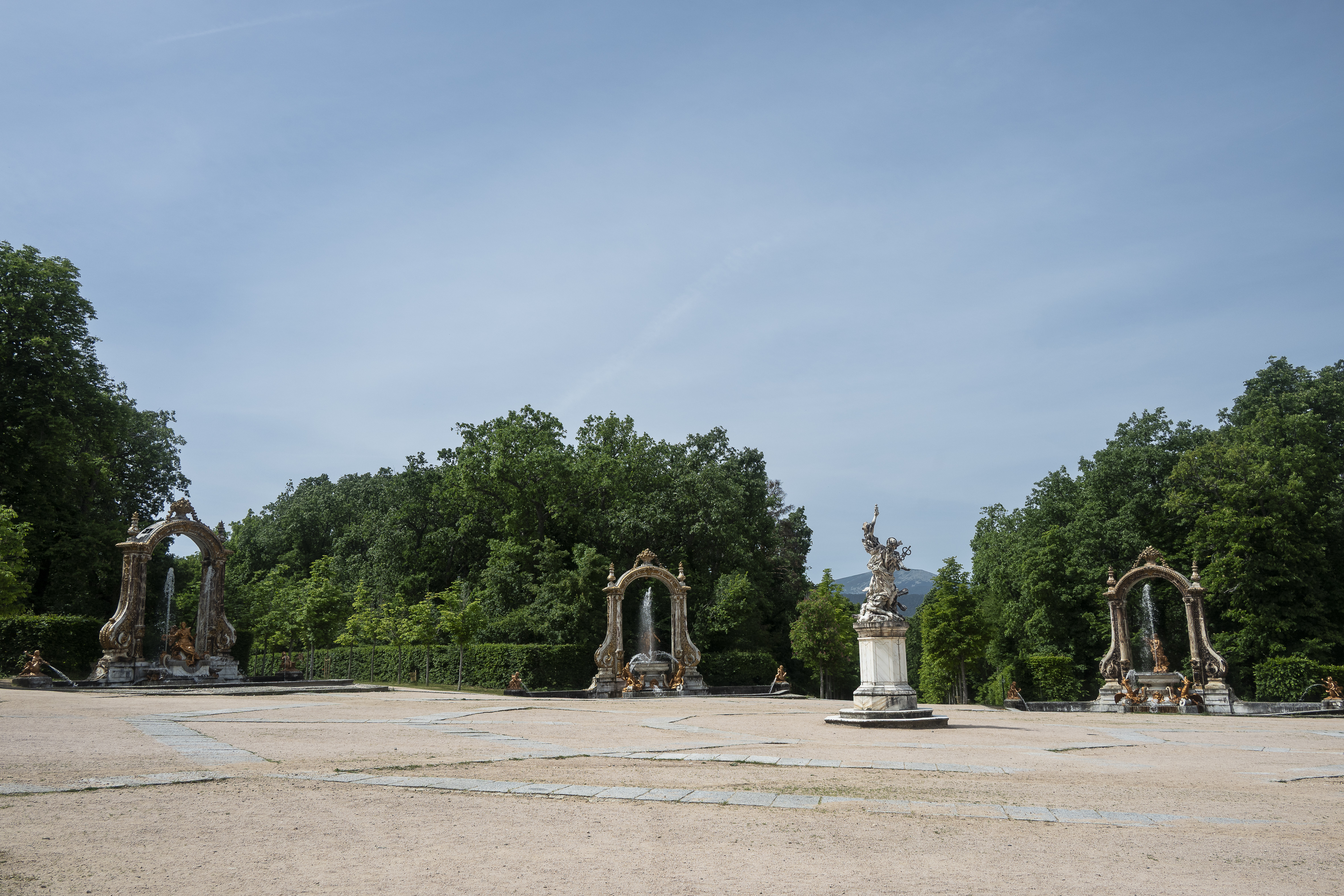 Las Ocho Calles y sus fuentes, Jardines de La Granja de San Ildefonso